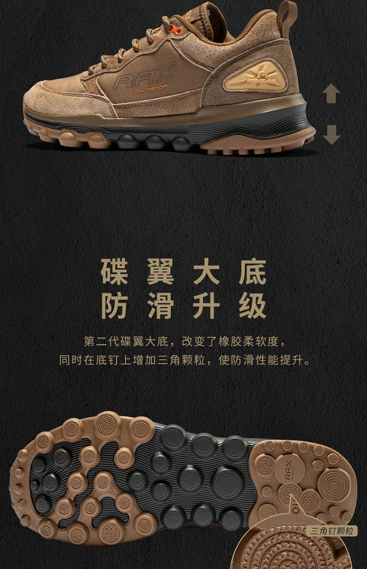 RAX Sapatos de caminhada respiráveis para homem, leves, para caminhadas, trekking e travessias de água, ténis desportivos, ténis de exterior para homem