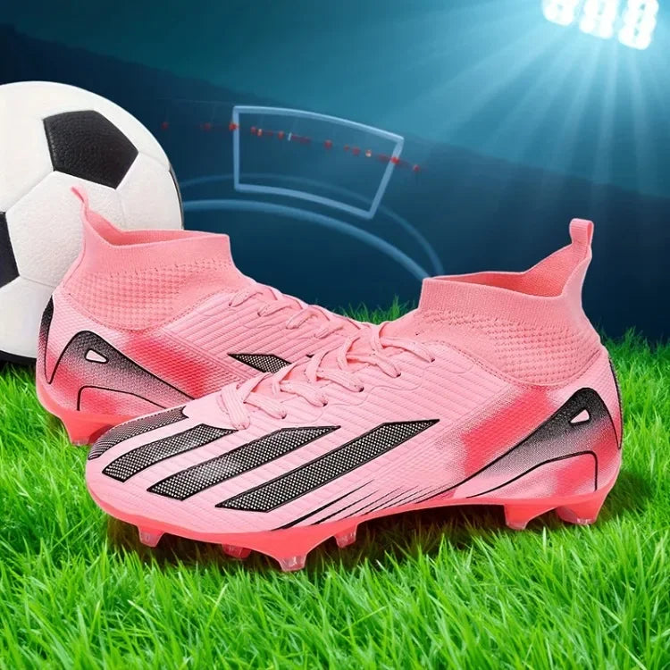 New Men's Football Boots Adult's Soccer Field Shoes Teenager's Sports Cleats Outdoor Grass Training Boots High Quality Sneakers