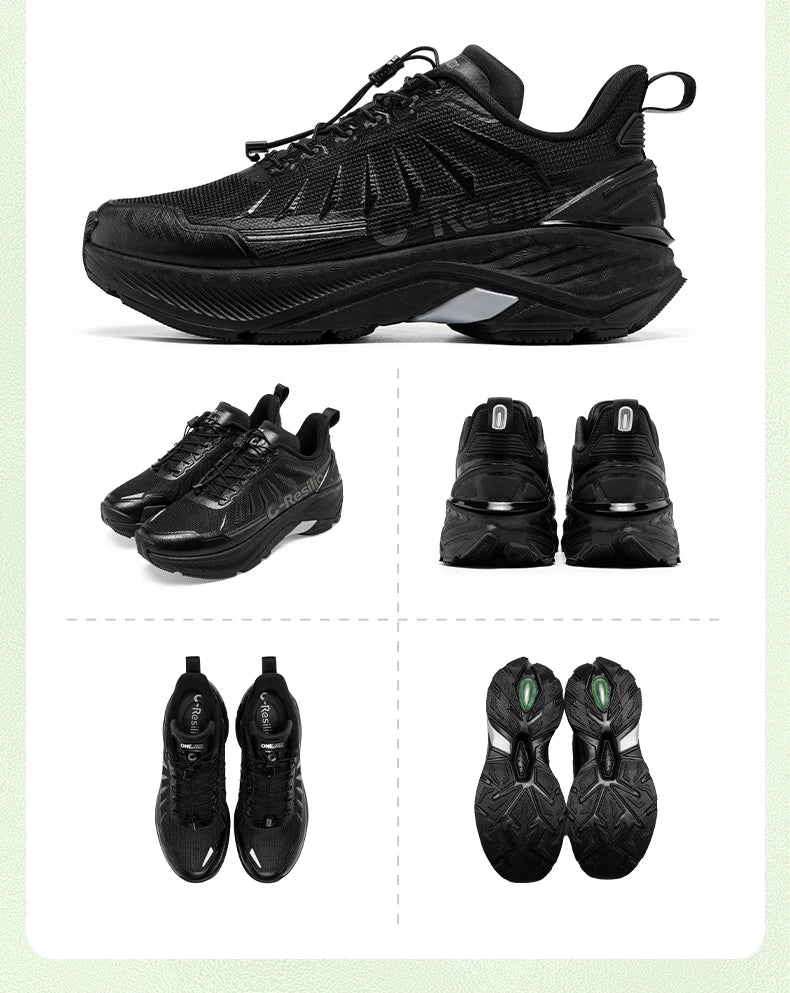 ONEMIX Trail Running Shoes Non-Slip Lightweight Sport Shoes Breathable Durable Hiking Male Athletic Anti-Slippery Men's Sneakers