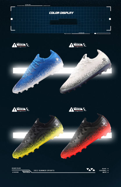 KELME Football Shoes Men's MG Adult Game Short Nails Professional Grass Non-Slip Shock Absorption Training Shoes  ZX80121057