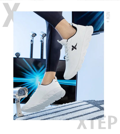 Buty do biegania Xtep dla mężczyzn – zimowe, uliczne, codzienne buty sportowe dla mężczyzn, odporne na zużycie, z amortyzacją i wsparciem, trampki 879419110080