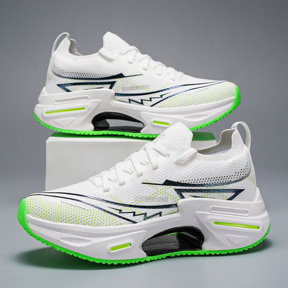 Unisex-Sportschuhe, trendig, atmungsaktives Mesh, weiche Sohle, stoßdämpfend, strapazierfähig, für Teenager, professionelle Laufschuhe für Herren
