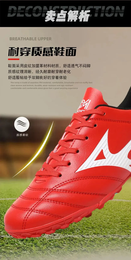Hybrid Stud Soccer Boots With Durable Anti-slip Performance, Comfy To Wear For Casual Football Exercise And Competitive Games