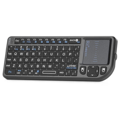 Original Rii X1 2.4GHz Mini-Wireless-Tastatur Englisch/RU/ES/FR mit Touchpad für Android TV Box/PC/Laptop