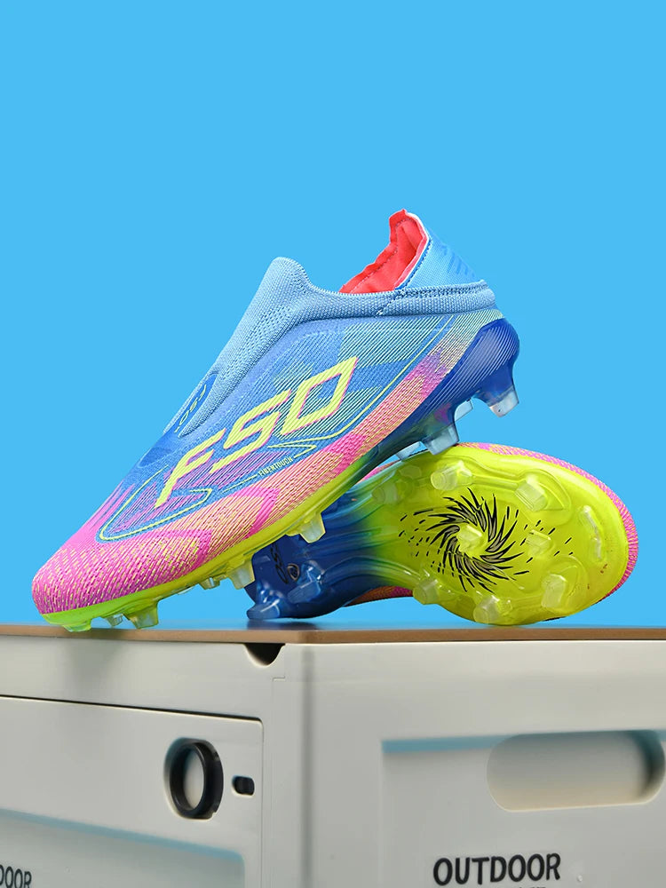Herren-Fußballschuhe New Society für Rasen, atmungsaktive ultraleichte Outdoor-Sportschuhe für Erwachsene, Fußball-Sneaker für Herren