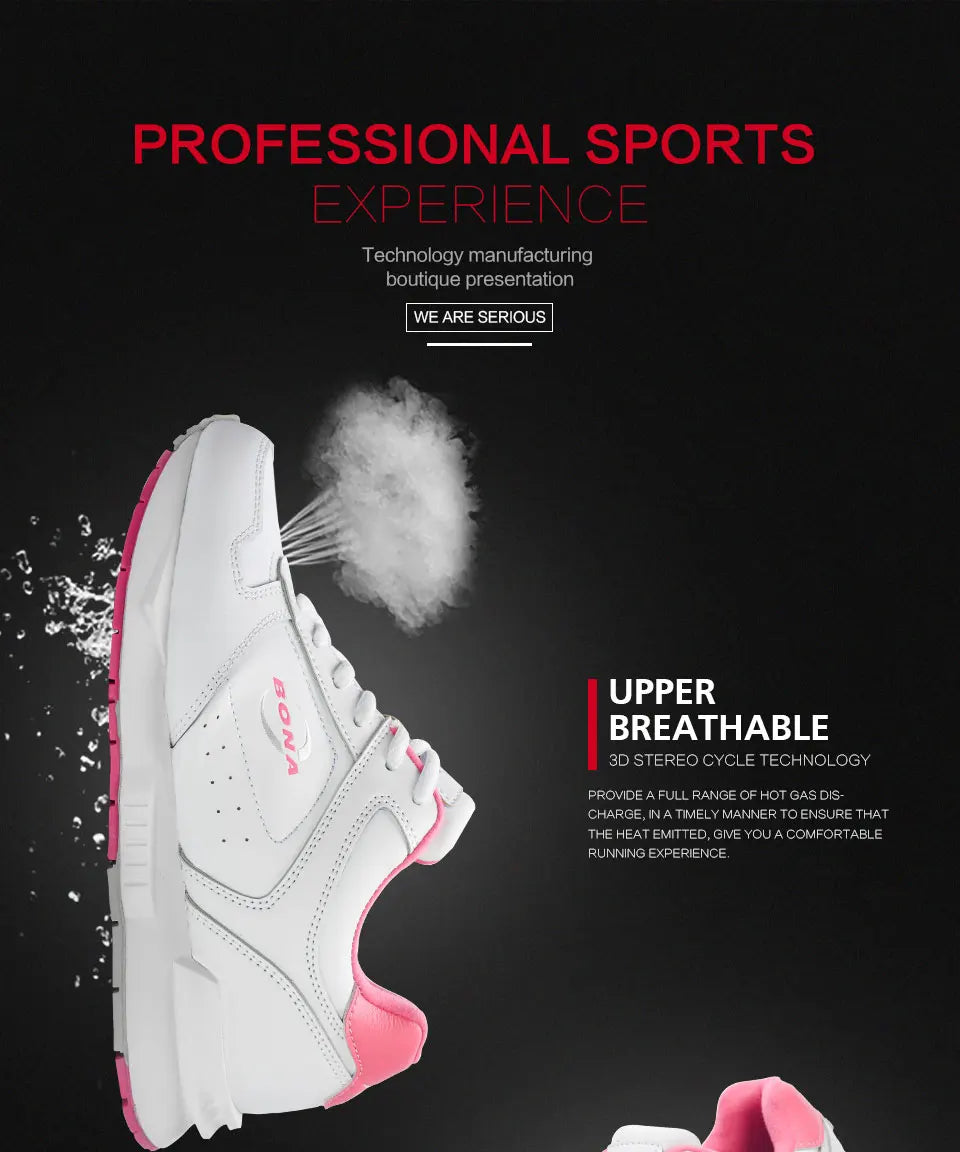 BONA New Designers Brand Classics Lehké tenisky Dámské módní běžecké boty Ležérní obuv na chůzi Dámská pohodlná obuv