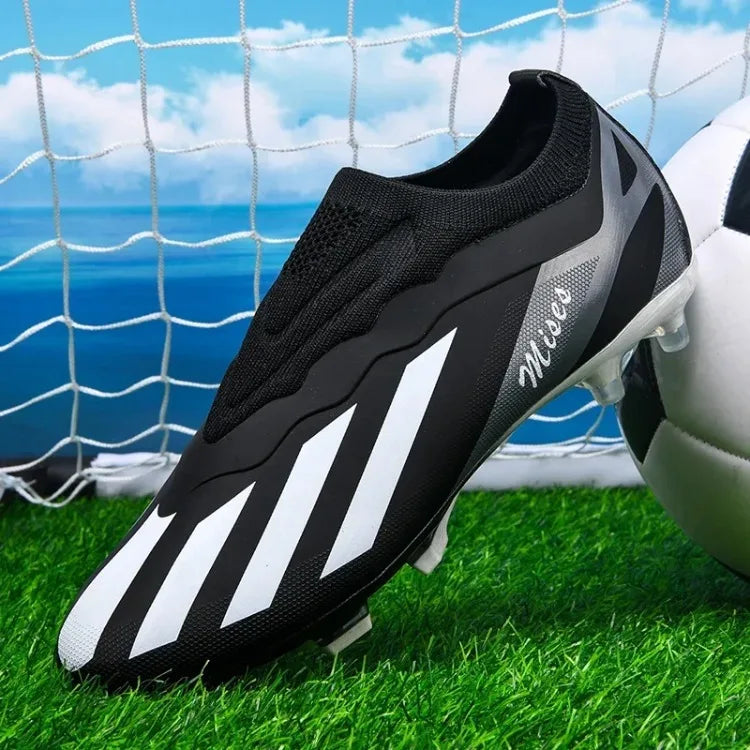 New Men Soccer Shoes Cleats Outdoor Sport Training Breathable Football Boots Long Spikes FG Boys Non Slip Match Comfortable
