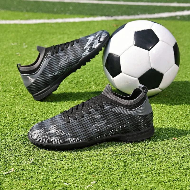 Herren-Fußballschuhe in hoher Qualität: Stollen, für Spiele, Indoor, Verkaufsschlager, Outdoor, Fußballschuhe, Rasen, High-Top, Futsal, rutschfeste Sneaker