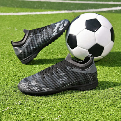 Herren-Fußballschuhe in hoher Qualität: Stollen, für Spiele, Indoor, Verkaufsschlager, Outdoor, Fußballschuhe, Rasen, High-Top, Futsal, rutschfeste Sneaker