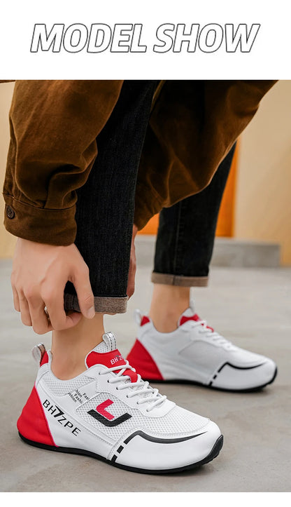Brand protection 2026 new men's lightweight non-slip breathable wear-resistant running sports fashion versatile casual shoes