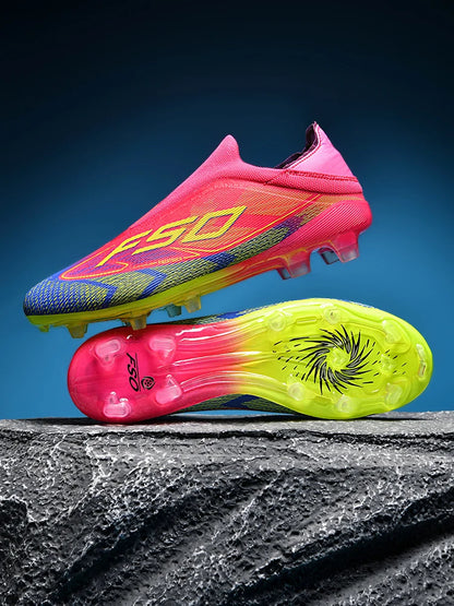 Herren-Fußballschuhe New Society für Rasen, atmungsaktive ultraleichte Outdoor-Sportschuhe für Erwachsene, Fußball-Sneaker für Herren