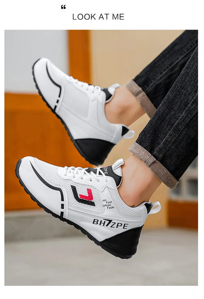 Brand protection 2026 new men's lightweight non-slip breathable wear-resistant running sports fashion versatile casual shoes
