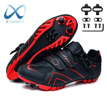 Professionelle selbstsichernde Fahrradschuhe für den Outdoor-Einsatz, MTB-Pedale, Fahrradschuhe, rutschfeste Sneaker, Rennradschuhe, SPD-Cleat-Schuhe