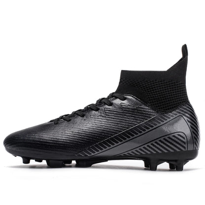 Professional Grass AG FG Soccer Shoes PU Fabric Integrated Upper TPU Tough Sole Wear Resistant Anti-slip Youth Footwear