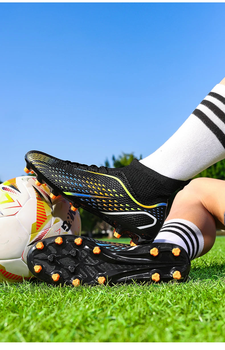 New Men's Soccer Shoes Hot Sale High-Quality Football Boots Women Unisex Futsal Cleats Ultralight Professional TF/FG Sneakers
