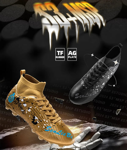 Men Professional Soccer Shoes Non-slip Football Boots Unisex Breathable Futsal Sports New Cleats Drop Shipping Ultralight