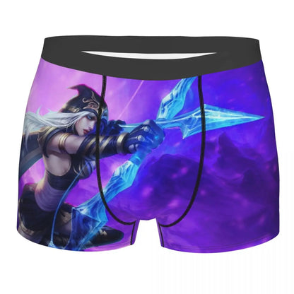 Ornn League of Legends LOL Jogos MOBA Cuecas Cuecas respiráveis Roupa interior masculina Calções sensuais Boxers