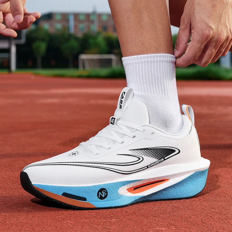 Mens Running Shoes 2025 New Professional Cushioned Breathable Marathon Fashion Sports Training Kightweight Sneakers for Man