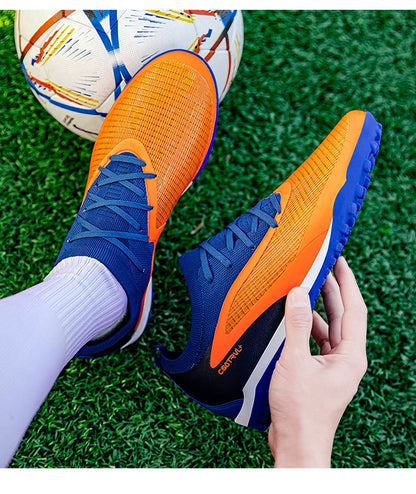 Botas de fútbol para hombre: botas de fútbol ligeras y transpirables, zapatillas de entrenamiento antideslizantes, zapatillas deportivas para actividades al aire libre