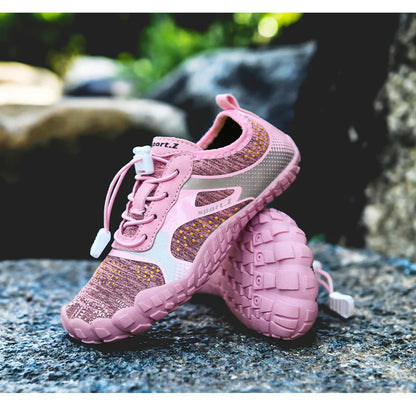 Vattenskor för barn, snabbtorkande strandskor, vattenskor för pojkar och flickor, barfota-sportskor, vadningsskor, sneakers för barn, dykning, fiske, surf-sandaler