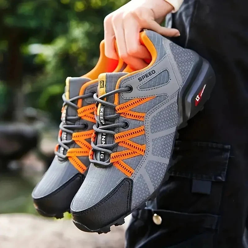 Men Hiking Shoes Outdoor Lightweight Camping Travel Shoes Non-Slip Waterproof Women Large Size Tactical Training Sports Shoes