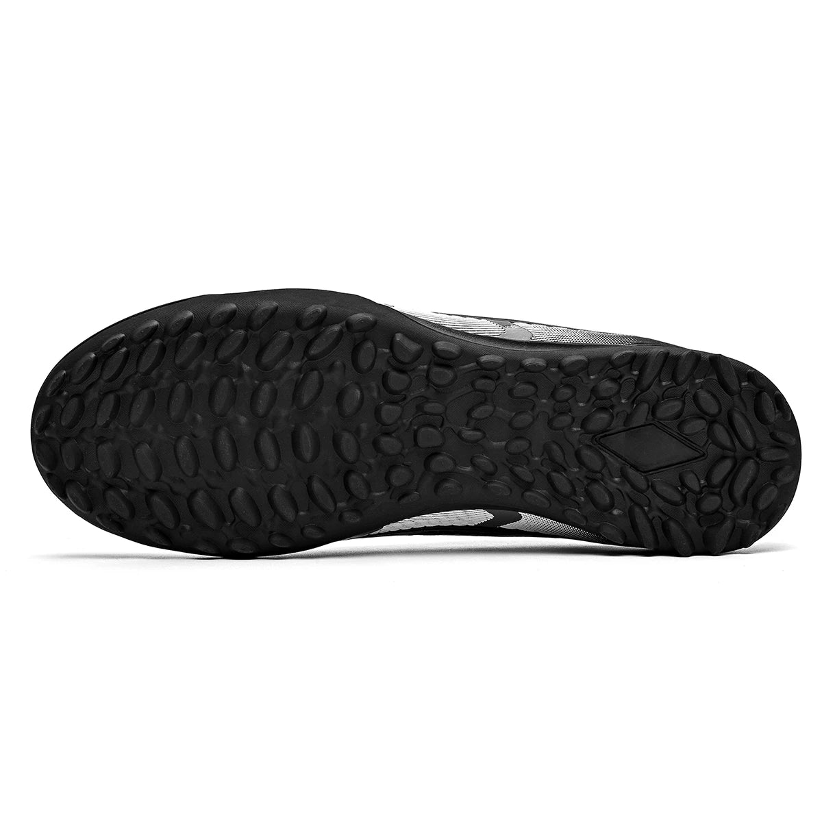 Chaussures de football TF économiques, tige en mélange PU, crampons en caoutchouc dense, antidérapantes, durables, chaussures de football pour terrain synthétique à prix abordable