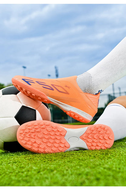 New Men's Soccer Shoes Match Football Boots Sneakers Non-Slip Grass Cleats High-Quality Futsal Indoor Hot-Selling High-Top Outdoor