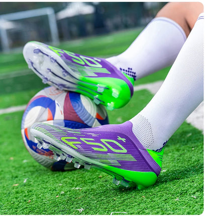 Men's Soccer Shoes Grass Football Boots Ultralight Sport Comfortable Indoor Cleats Non Slip Fg Turf Futsal Adult Non-Slip