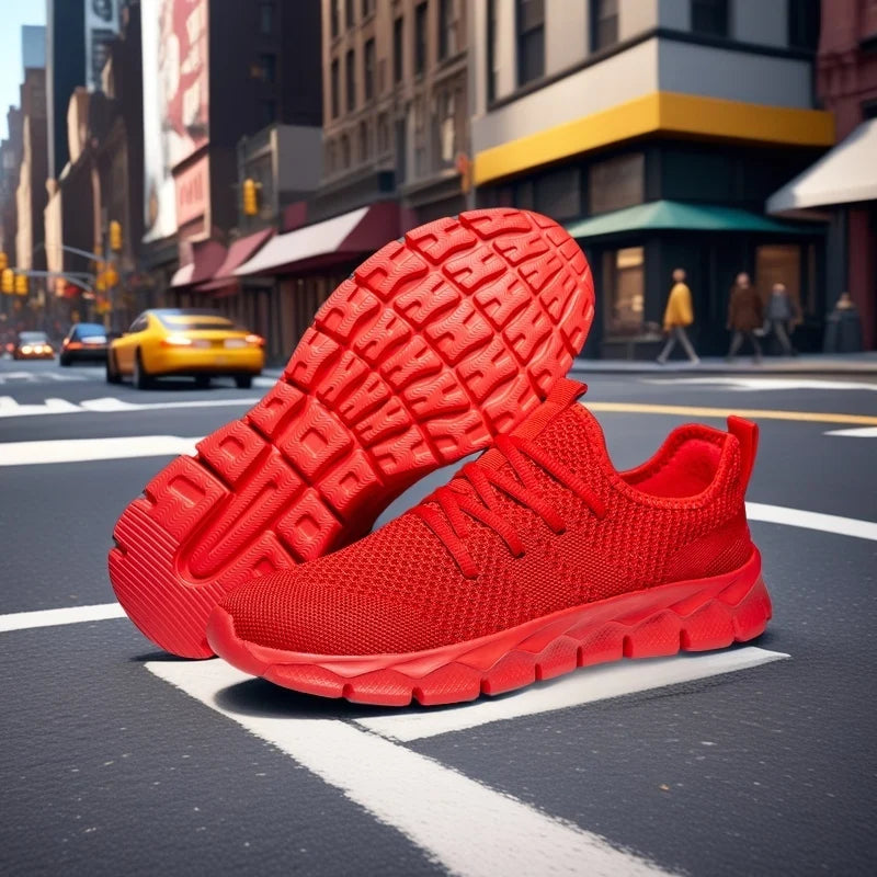 Zapatillas deportivas para hombre de malla ligeras; zapatos planos informales para mujer; zapatillas deportivas de running para hombre; zapatillas de tenis blandas y transpirables; zapatillas deportivas para hombre.