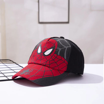 HotToys Spiderman Baseball Cap Boys Grils Hats Superhero Peripheral Cosplay Props Childrens Gift Sunhat Fashion Accessory 3-7y