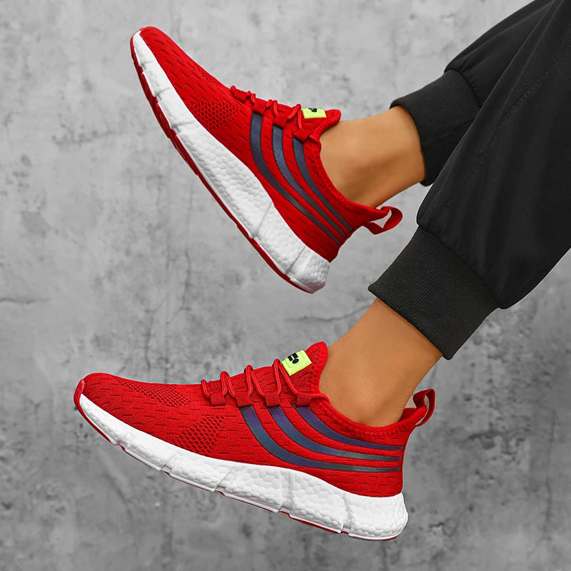 Herren-Freizeitsportschuhe, atmungsaktive, leichte Sneaker, rutschfeste flache Schuhe, Outdoor-Laufschuhe, Wanderschuhe, Tennis- und Sport-Joggingschuhe
