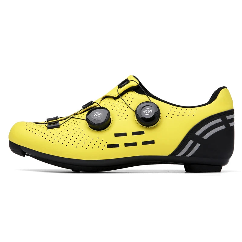 Sapatos de ciclismo para homem: sapatos profissionais de BTT e SPD; sapatos de corrida de montanha; sapatos de ciclismo de estrada SPD para mulher