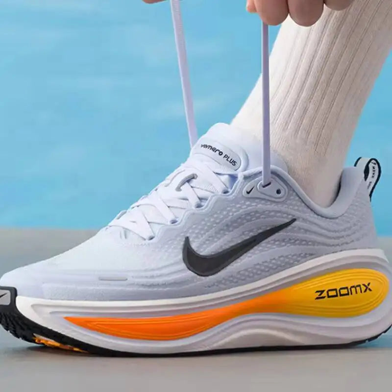 Nike Men's Vomero Plus Full ZoomX Max Cushion Responsive Daily Road Running Training Sneakers Hydrogen Blue HV8150-404
