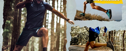 FitVille protiskluzové běžecké boty na trail, pánské tenisky, extra široké, lehké, pro muže s oteklými nohami, s podporou klenby, pro úlevu od bolesti