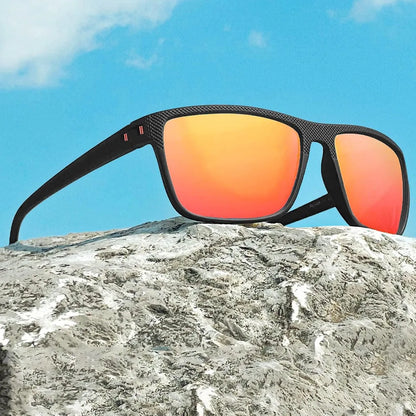 CRIXALIS Vintage Square Polarized Sunglasses for Men Women Retro Trendy Sun Glasses Male Driving Fishing Mirror Shades UV400