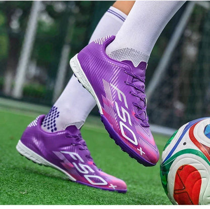 Nouvelles chaussures de football pour hommes, chaussures d'entraînement, chaussures de sport pour terrain gazonné, chaussures de football pour activités de plein air, baskets antidérapantes, chaussures professionnelles po