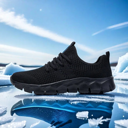 Zapatillas deportivas para hombre de malla ligeras; zapatos planos informales para mujer; zapatillas deportivas de running para hombre; zapatillas de tenis blandas y transpirables; zapatillas deportivas para hombre.