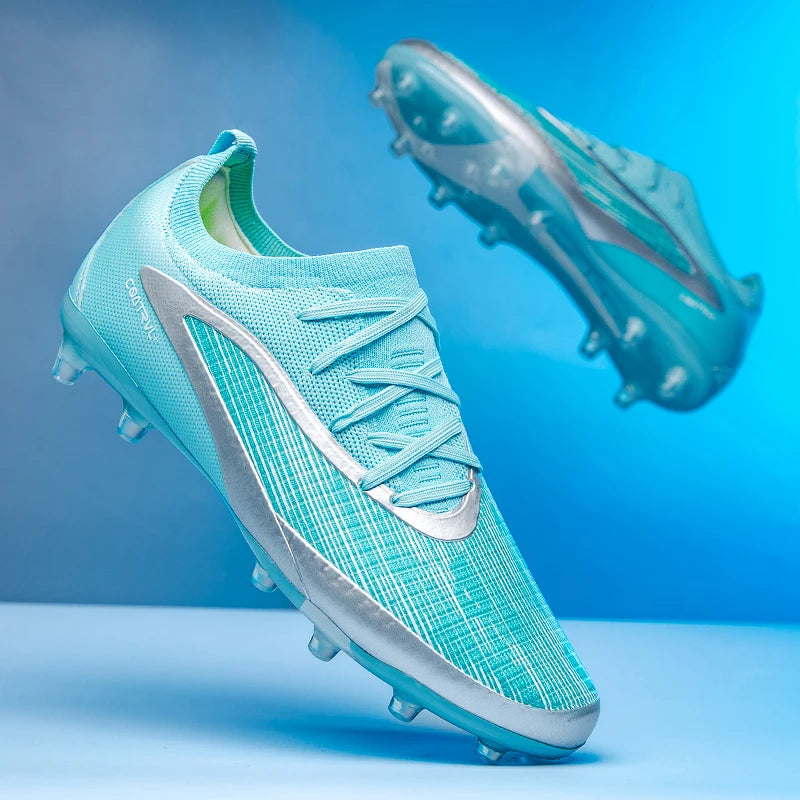 Botas de fútbol para hombre, con tacos para exterior, transpirables, antideslizantes, para adultos, con tacos largos, deportivas, de entrenamiento, para niños, para partido, cómodas