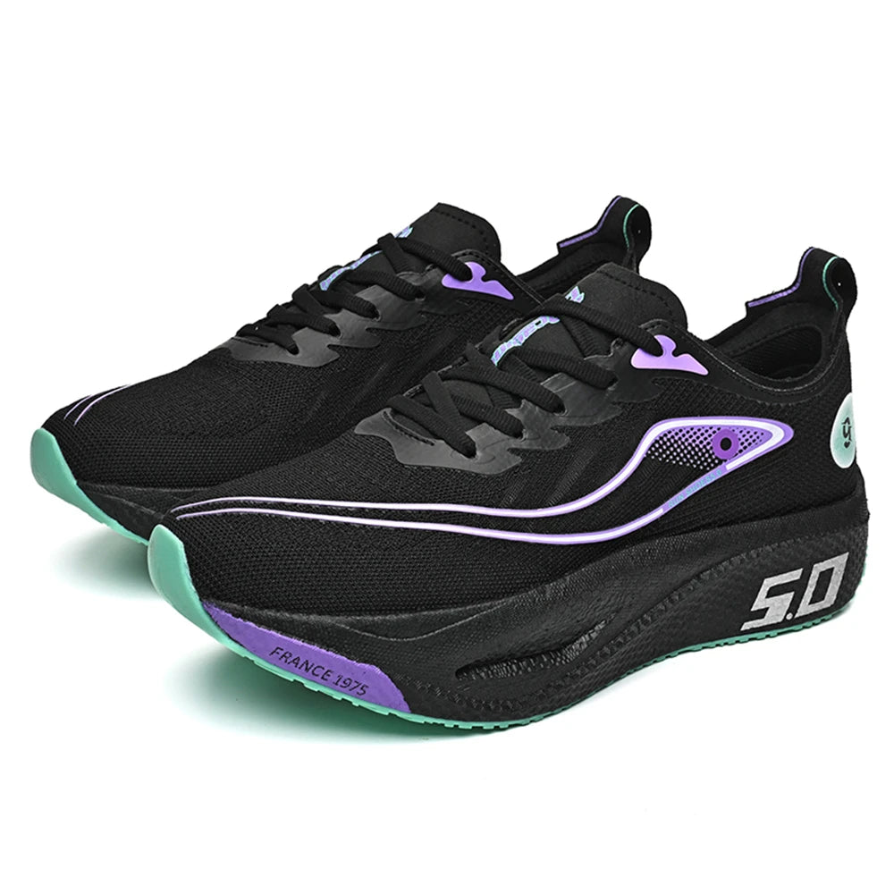 New Sports Shoes for Men&Women, Running Sneakers, Carbon Plate, Male Marathon Racing, Shock-absorbing, Athletics Training Shoes