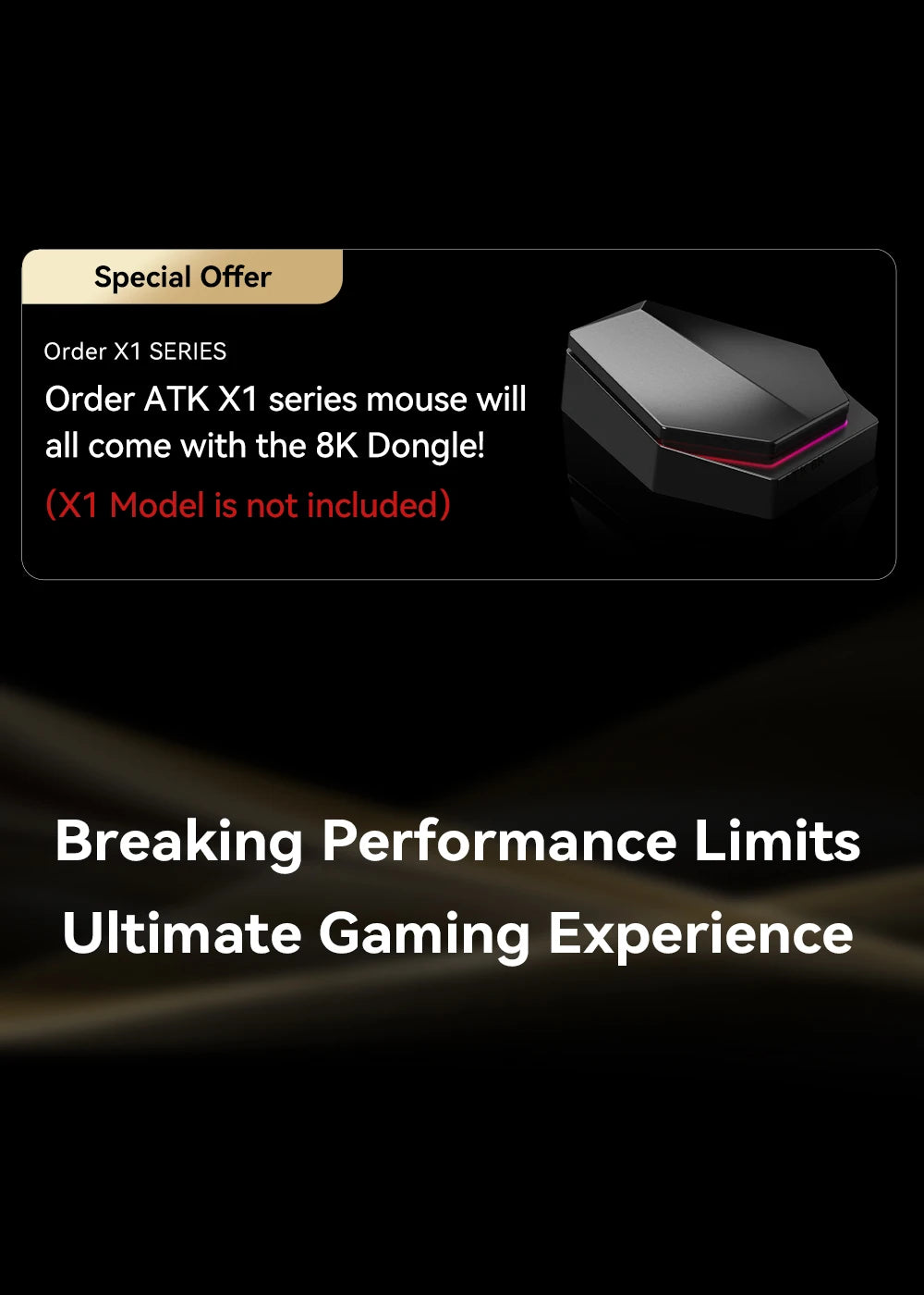 Mouse wireless Bluetooth ATK X1 Series Paw3950/Ultra 8k ultraleggero 49g, mouse a tre modalità per gamer FPS, regalo personalizzato