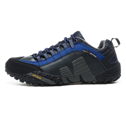 Mountaineering Shoes Men's Genuine Leather Outdoor Sports Anti Slip Mountaineering Hiking Shoes Breathable Tourism Shoes