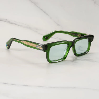 JMM BELVEDERE Vintage Square Retro Sun glasses for man Fashion Women sunglasses 2025 3D Carving and Gemstone Design sunglass man