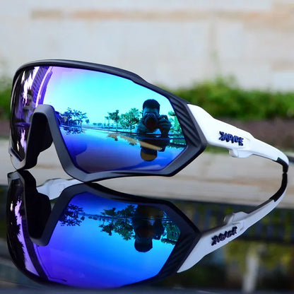 Kapvoe Herren-Marken-Angelbrille, Mountainbike- und Radfahrbrille, Damen-Rennradbrille, Fahrradbrille, Radsportbrille, Oculos Ciclismo