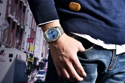 Montre PAGANI DESIGN DD40 pour homme – Modèle en or rose, montre-bracelet mécanique de luxe, mouvement automatique, verre saphir avec traitement antireflet, étanche
