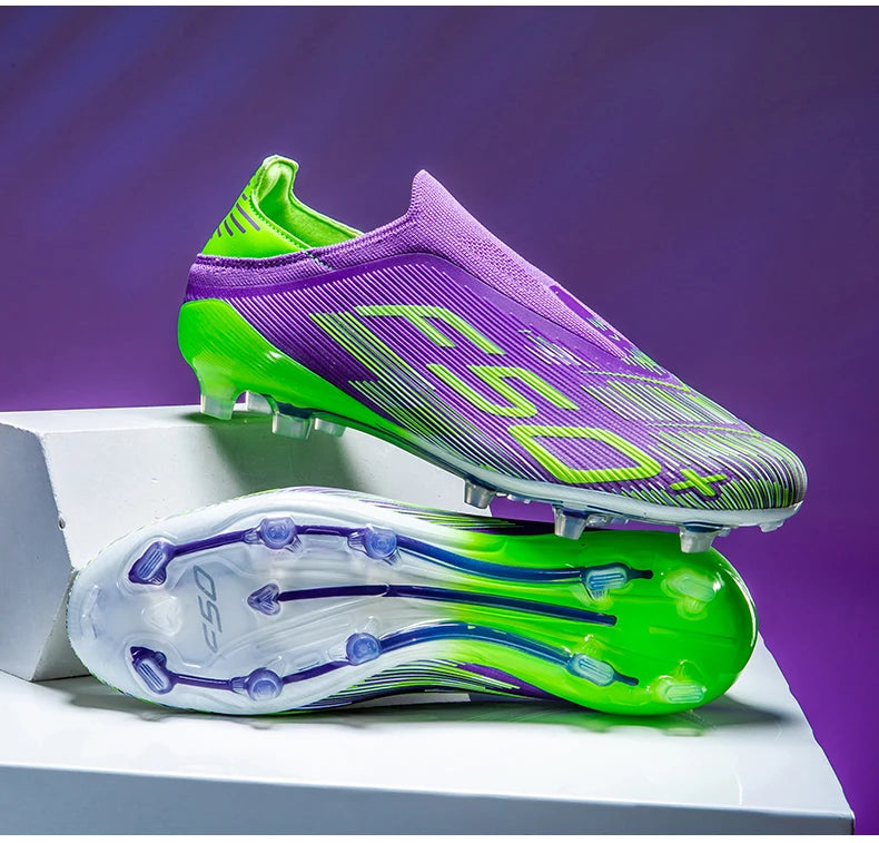 Men's Soccer Shoes Grass Football Boots Ultralight Sport Comfortable Indoor Cleats Non Slip Fg Turf Futsal Adult Non-Slip