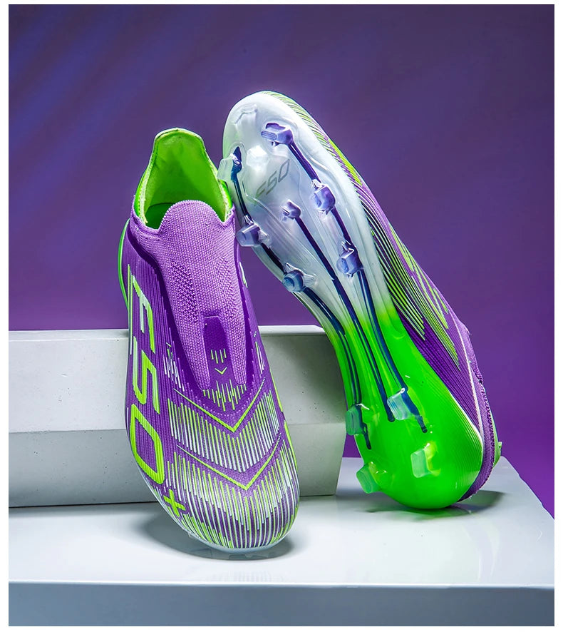Men's Soccer Shoes Grass Football Boots Ultralight Sport Comfortable Indoor Cleats Non Slip Fg Turf Futsal Adult Non-Slip