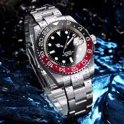 200m Waterproof Miyota8215 Automatic Men's Watch Diver Watches 40mm Mechanical Movement Luminous Jubilee Strap Glide Lock Buckle