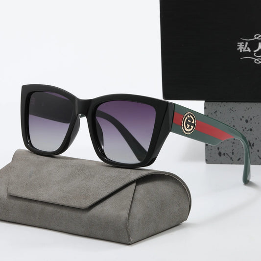 Big Frame Vintage Sunglasses Women Men Brand Square Sun Glasses Fashion Eye Glasses Goggle for Male Female Polygon Sunglasses