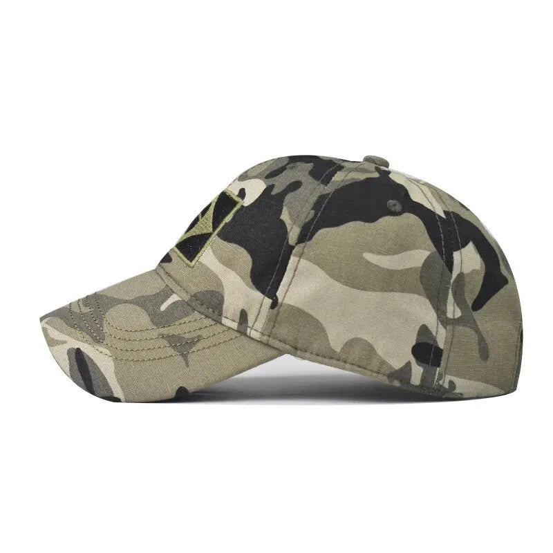 Army Camouflage Male Baseball Cap Men Embroidered Brazil Flag Caps Outdoor Sports Tactical Dad Hat Casual Hunting Hats