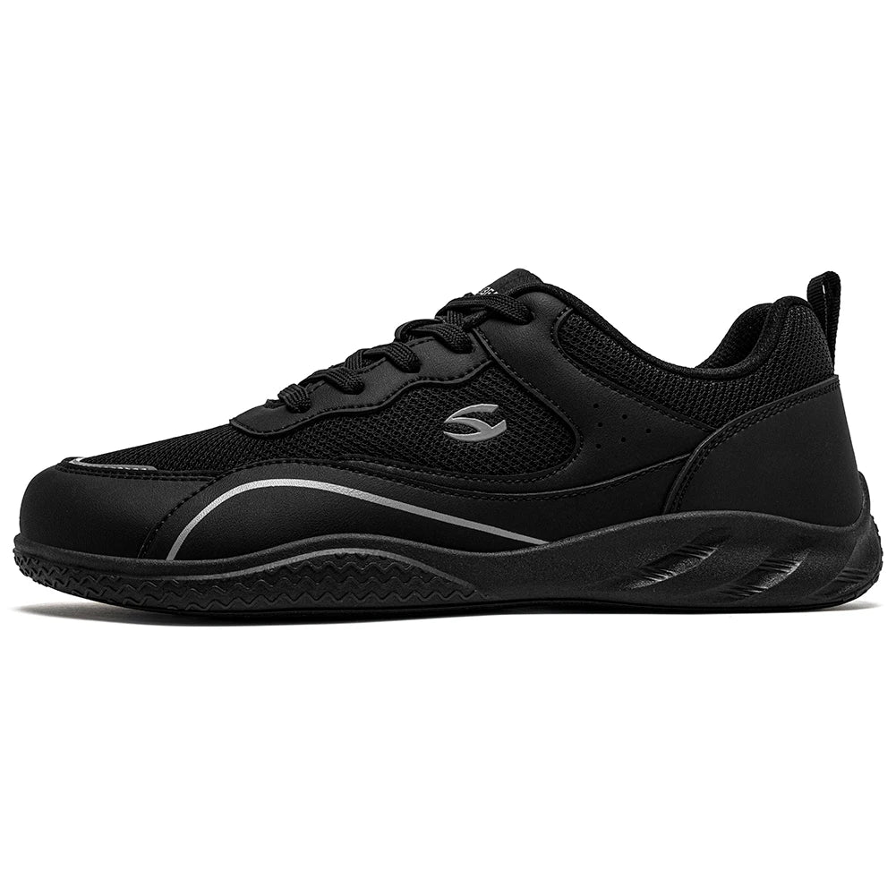 HOBIBEAR Men Wide Toe Shoes Barefoot Walking Sneakers Outdoor Travel Lace Up Running Shoes for Unisex